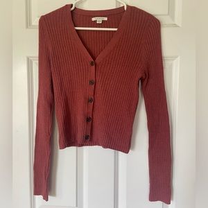American Eagle Cropped Cardigan